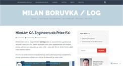 Desktop Screenshot of blog.boruvka.net